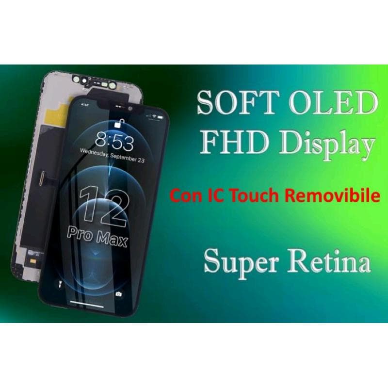 LCD Apple iPhone 12Pro Max Oled Soft FHD Selezione A+ IC Removibile