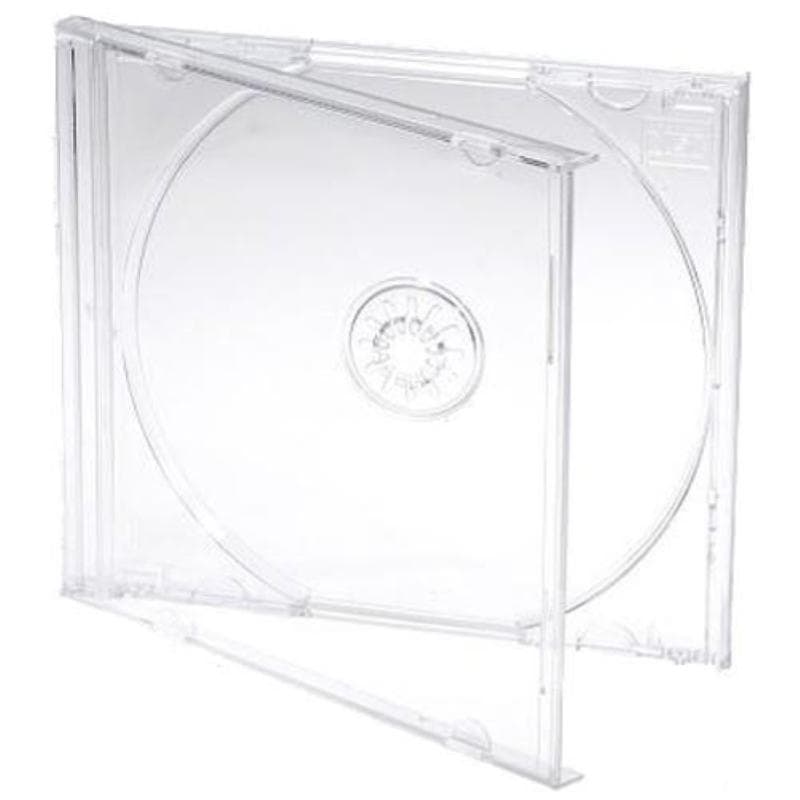 CUSTODIA 10.4mm CD JEWEL SINGOLO TRAY CLEAR lotto da 100pz