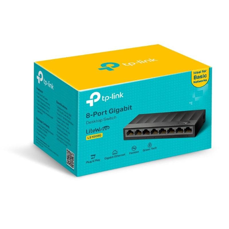 TP-Link Switch 8 Porte GigaBit Risparmio energetico