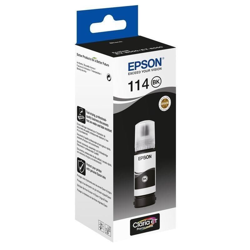 EPSON FLACONE 114 NERO 70ml ORIGINALE
