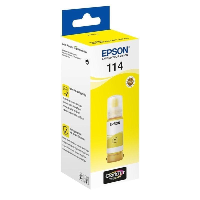 EPSON FLACONE 114 GIALLO 70ml ORIGINALE