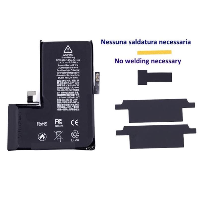 Apple Batteria No-Welding Senza Saldatura per iPhone 12 Pro Max