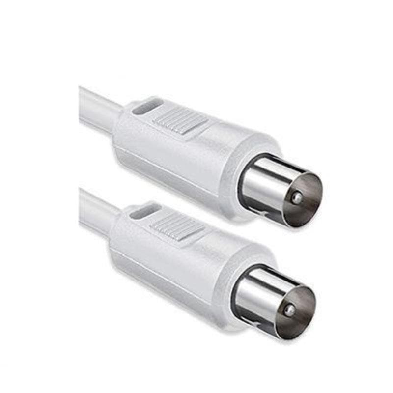 Cavo antenna TV IEC 5mt SP-SP BIANCO