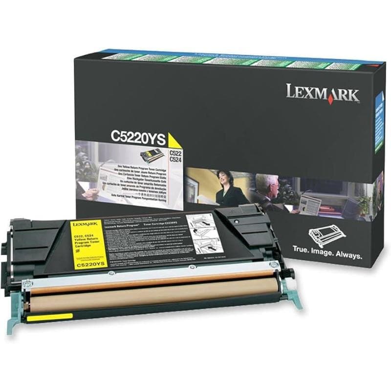 LEXMARK TONER c522 c524 c530 c532 c534 GIALLO 3K ORIGINALE