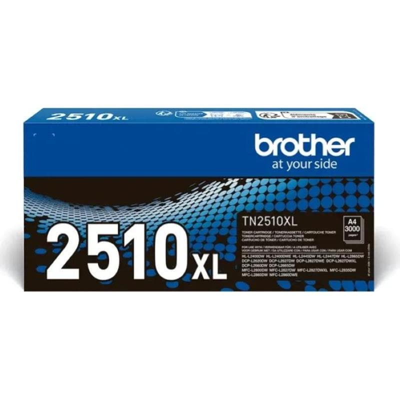 BROTHER TONER TN2510XL NERO 3K ORIGINALE