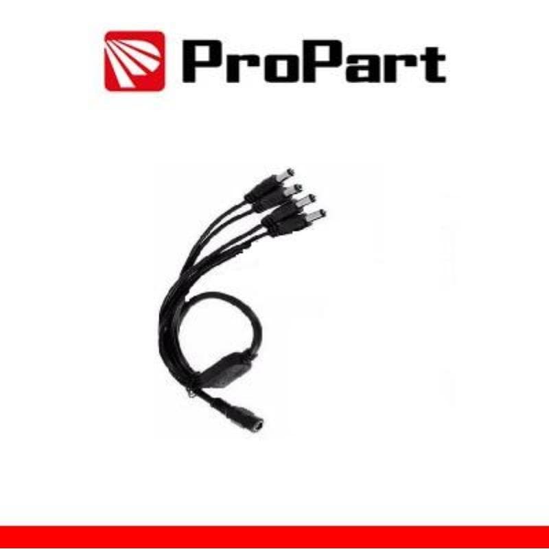 Propart Cavo splitter di alimentazione da 1 Fem. a 4 Maschio Conf.4pz