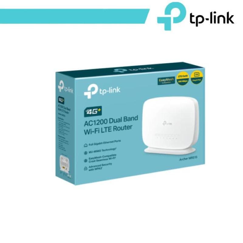 TP-Link Router 4G+ Cat6 Dual Band Gigabit Wi-Fi AC1200 - Archer MR515