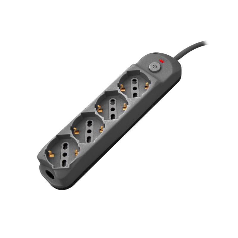Propart Multipresa 4pos bipasso/schuko + interruttore