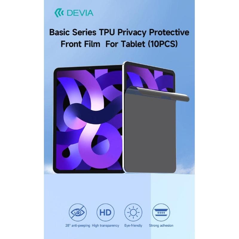 Devia Pellicola protettiva Privacy serie Basic per tablet Max 11'' - MINIMO 10pz