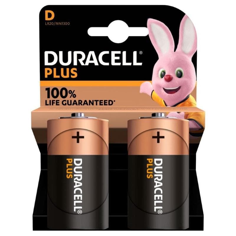 TORCIA D ALCALINA DURACELL (MONO / MN1300 / LR20 - 2ba) 1.5V PLUS