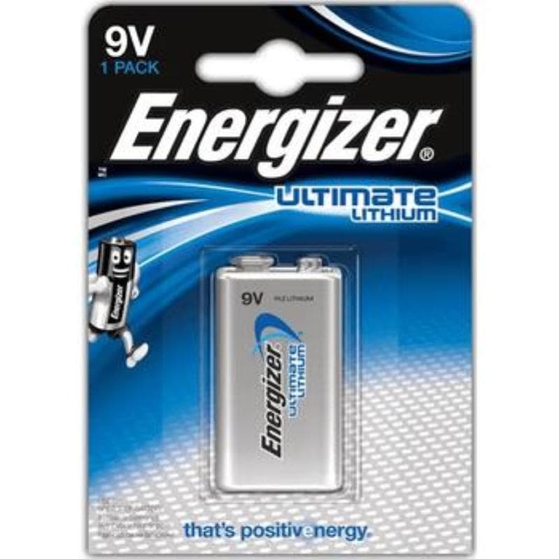 TRANSISTOR LITIO ENERGIZER (MN1604/6LR61-1ba) 9V ULTIMATE LITHIUM