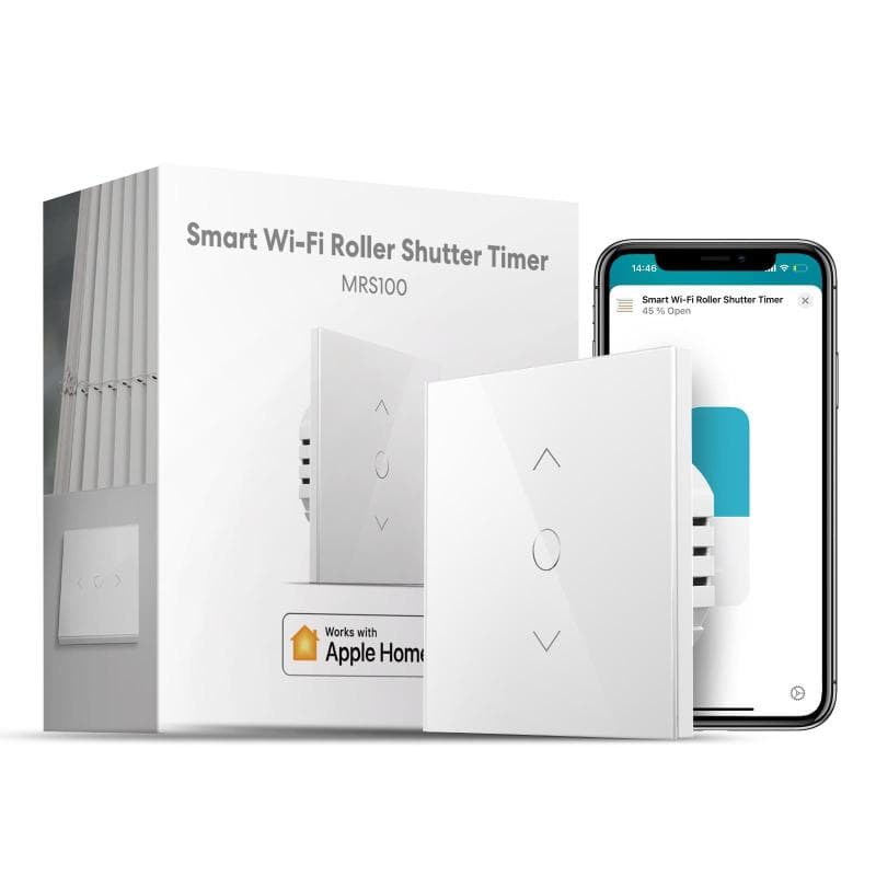 Meross Pulsante Smart Wi-Fi a muro�per tapparelle - 220V - Apple HomeKit