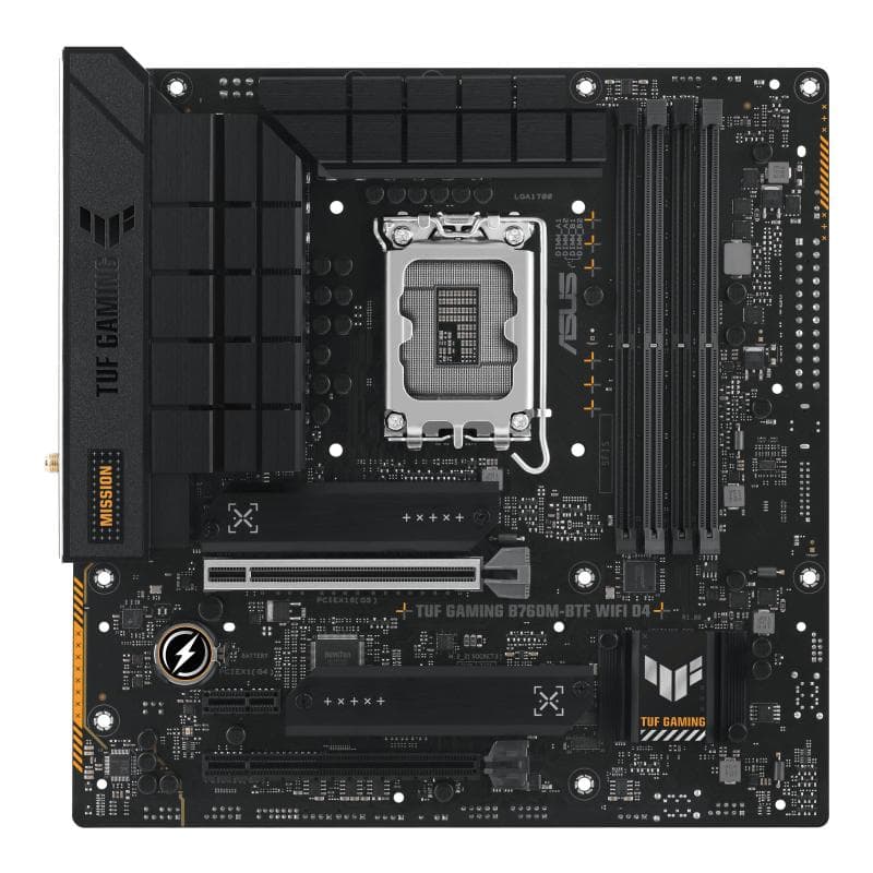 ASUS MB B760, TUF GAMING B760M-BTF WIFI D4, LGA 1700, DDR4, MATX, 90MB1E50-M0EAY0, HYDDEN CONNECTOR
