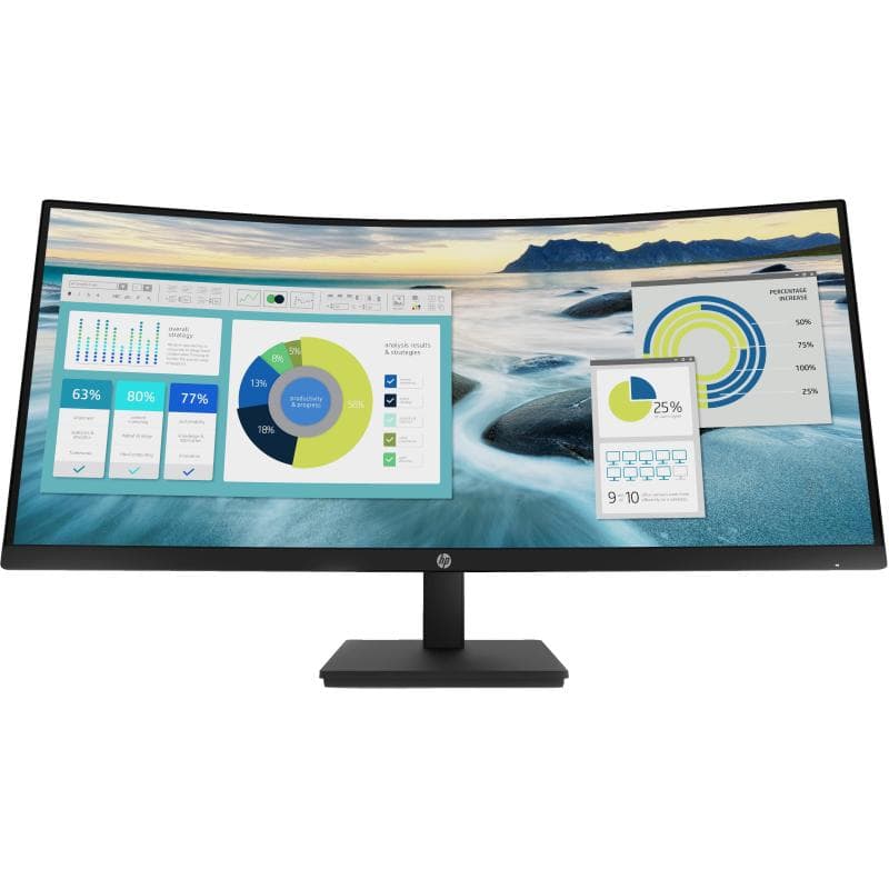 MONITOR CURVO 34" LED VA 21:9 WQHD 5MS 250 CDM, P34hc G4, REG ALTEZZA, USB-C, DP/HDMI, MULTIMEDIALE