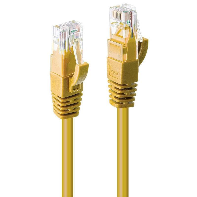 LINDY CAVO DI RETE U/UTP CAT.6 GIALLO, 0.3M