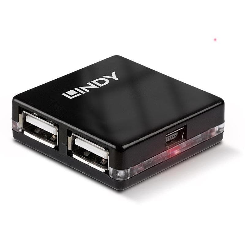 LINDY MINI HUB USB 2.0 4 PORTE