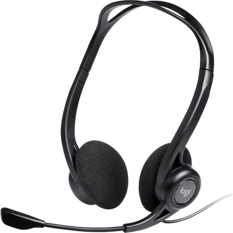 LOGITECH CUFFIE CON MICROFONO PC 960, USB