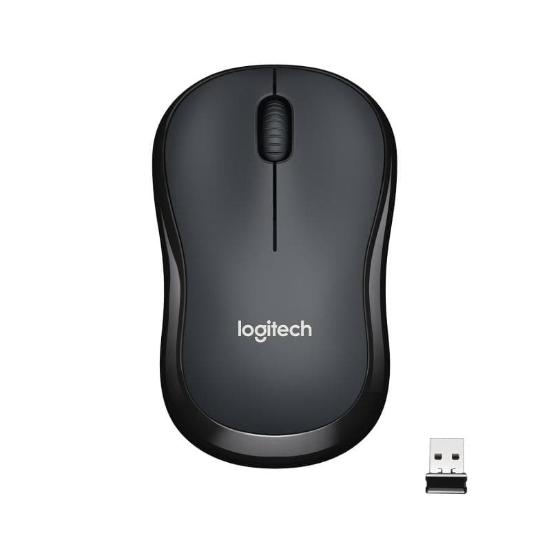LOGITECH MOUSE M220 LOG CORDLESS CHARCOAL USB NANO RECEIVER