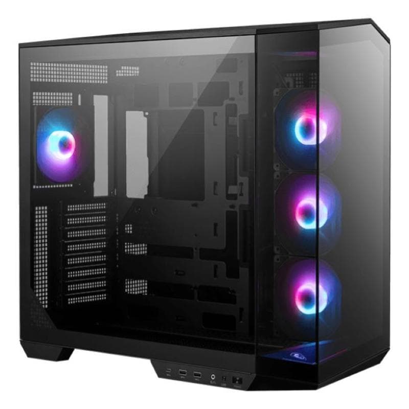 MSI MAG PANO 100R PZ, Global, 2xUSB 3.2 Gen 1, 1xUSB 3.2 Gen2 Type-C, 3x120mm ARGB Reverse Blade Fan