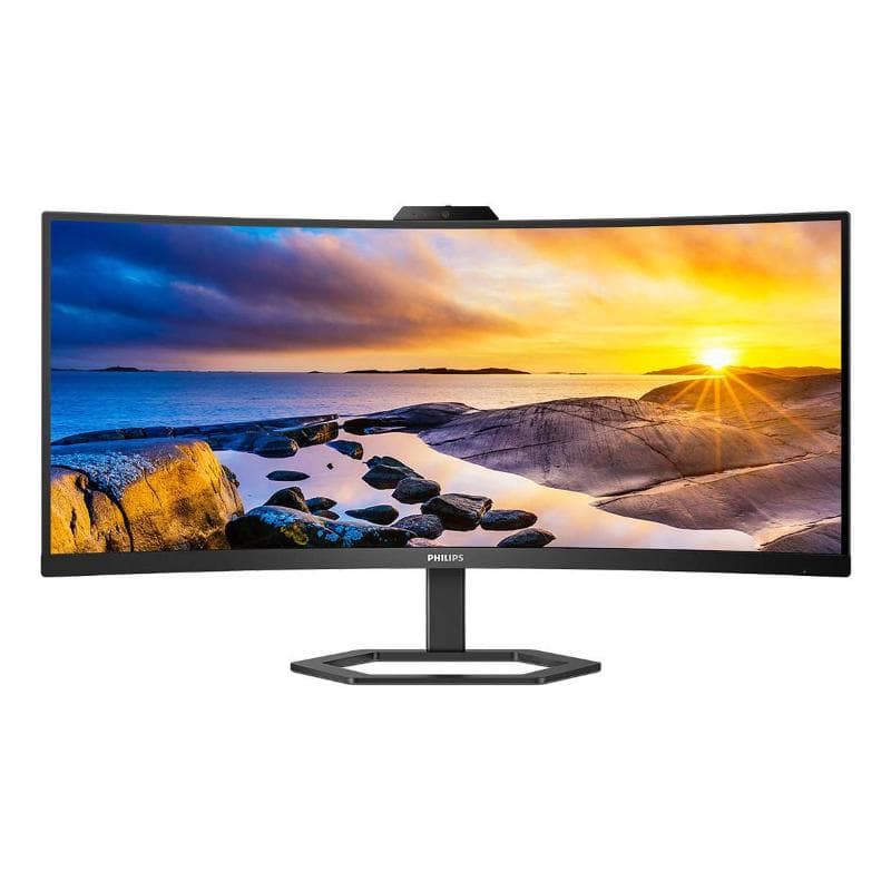 PHILIPS MONITOR CURVO 34" WLED VA 21:9 UWQHD 4MS, DP/HDMI, USB-C DOCKING, WEBCAM, REG ALTEZZA, MULTIMEDIALE