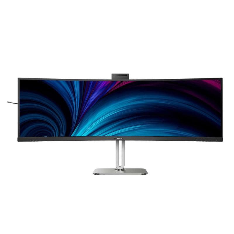 PHILIPS MONITOR CURVO 49" LED VA DUAL QHD 32:9 4MS 450 CDM, USB-C DOCK, WEBCAM, REG ALTEZZA, DP/HDMI, MULTIMEDIALE