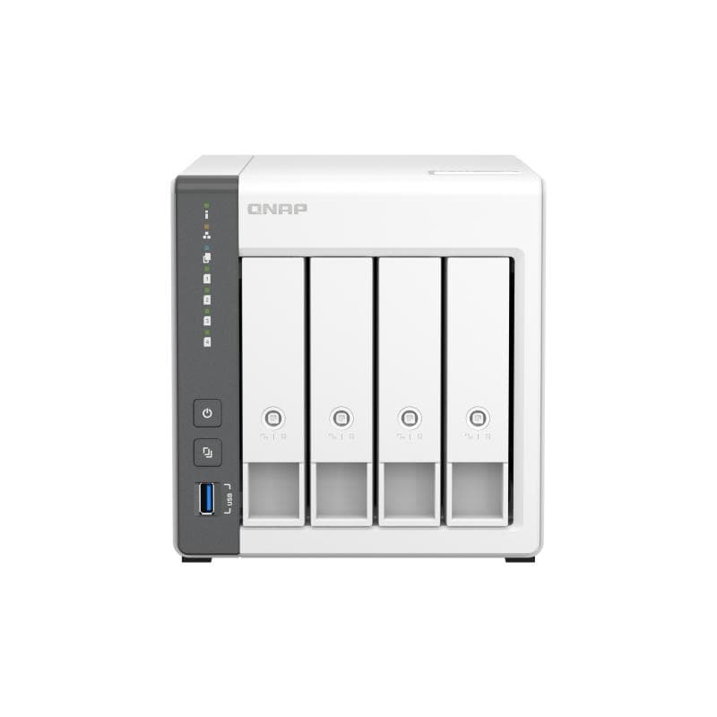 QNAP NAS TOWER 4BAY ARM 4CORE 2.0GHz 2XSATA 6GB/S 3.5"/2.5" 4GB RAM 1X2.5GBE 1X1GBE, 2XUSB2.0 1XUSB3