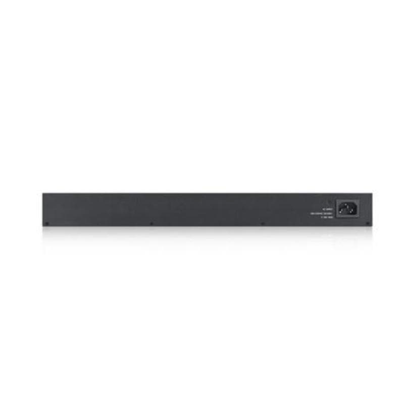 ZYXEL SWITCH MANAGED 24 PORTE GIGABIT+2 SFP GIGABIT, IPV6, VLAN, DESIGN SENZA VENTOLE, RACK