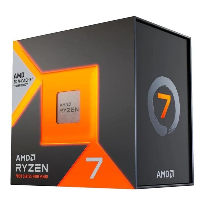 AMD CPU RYZEN 7 7800X3D 5.0Ghz 8 cores 104MB (w/ 3D V-Cache) 120W AM5 NO DISS