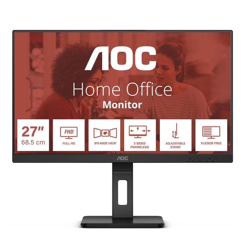 AOC MONITOR 27" LED IPS FHD 16:9 4MS 300 CDM, PIVOT, DP/HDMI, MULTIMEDIALE