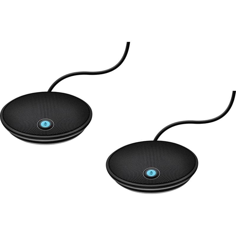 LOGITECH GROUP COPPIA DI MICROFONI ESPANSIONE, OMNIDIREZIONALE, STACCABILE, LUNGHEZZA CAVO 8,50M