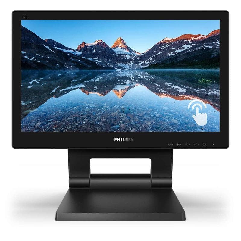 PHILIPS MONITOR TOUCH 15,6" 1366x768, IP54, 1O PUNTI TOCCO, VGA/DVI/DP/HDMI, MULTIMEDIALE