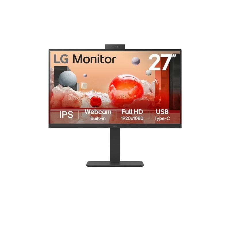LG MONITOR 27" LED IPS 100Hz 16:9 FHD 5ms 250 CDM, WEBCAM, PIVOT, USB-C DOCK, DP/HDMI, MULTIMEDIALE