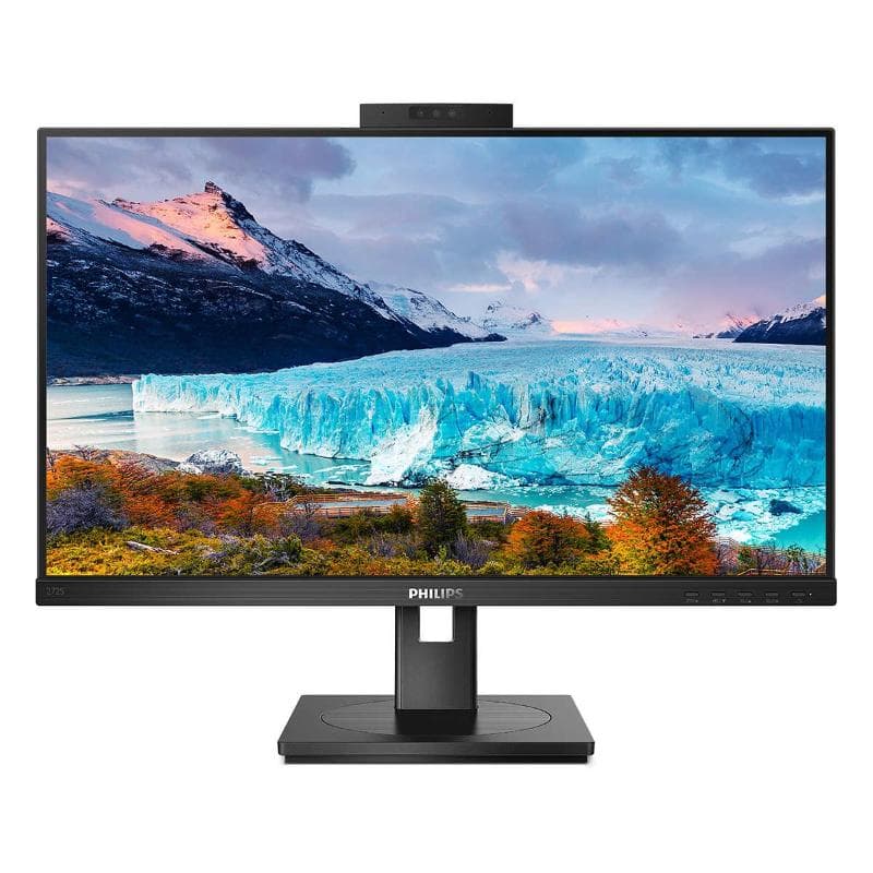 PHILIPS MONITOR 27" LED Wide IPS 1920x1080 4ms 250cd/mq 1.000:1 2x2W MM Webcam Mic. Pivot RegH VGA DVI HDMI DP