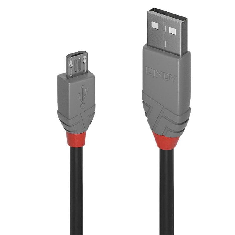 LINDY CAVO USB 2.0 TIPO A A MICRO B ANTHRA LINE, 1M
