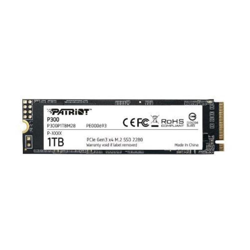 PATRIOT SSD INTERNO P300 1TB M.2 PCIE R/W 2100/1650 GEN 3X4