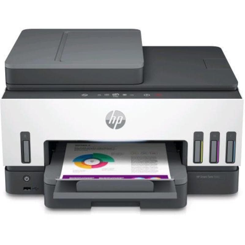 HP MULTIFUNZIONE SMART TANK 7605, 15PPM, ADF, FRONTE / RETRO, USB/WIFI, 4 IN 1, 3 ANNI GAR REG PRODOTTO