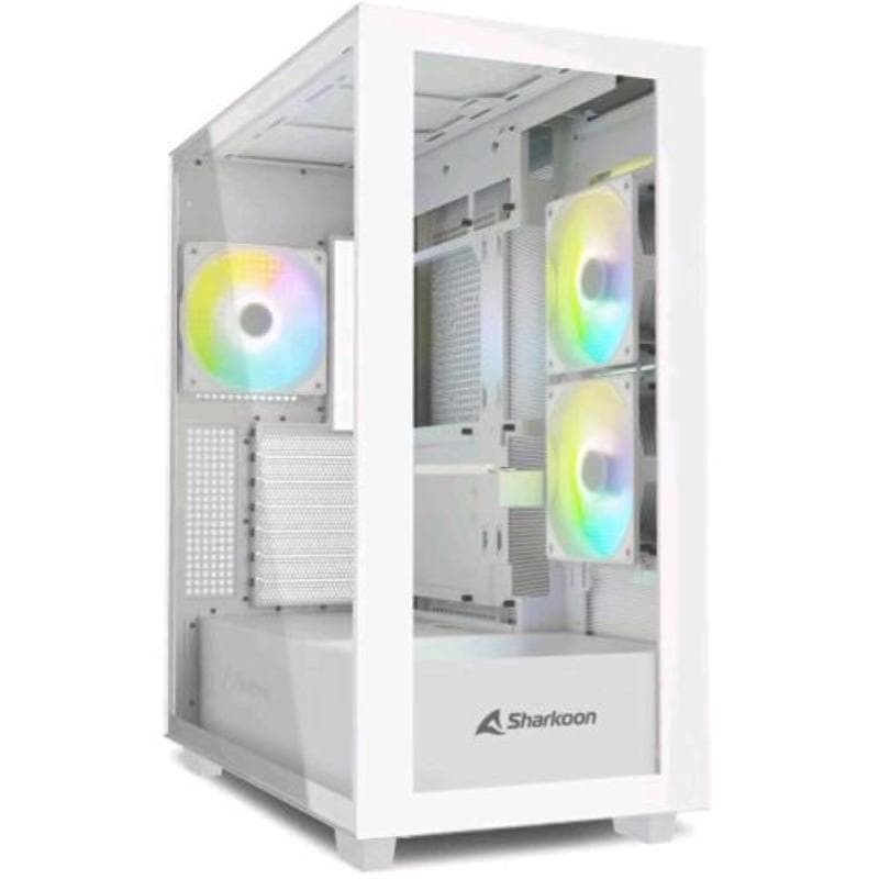 SHARKOON CASE REBEL C60 RGB WHITE RGB
