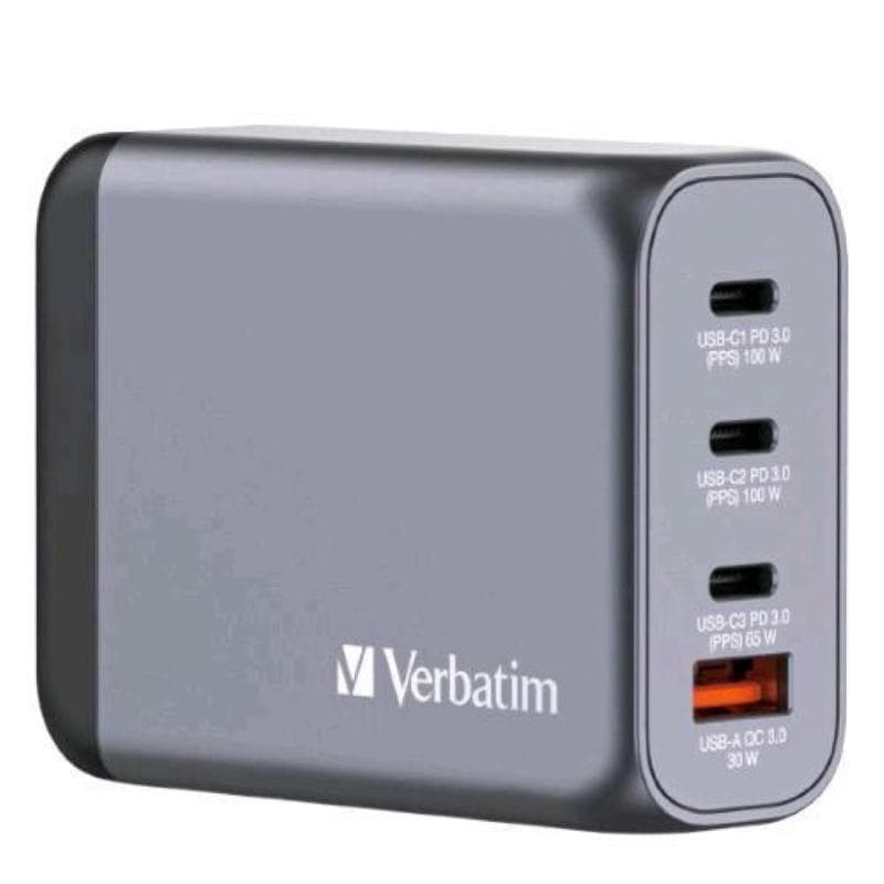 GNC-100 GaN Charger 4 Port 100W USB A/C (EU/UK/US)
