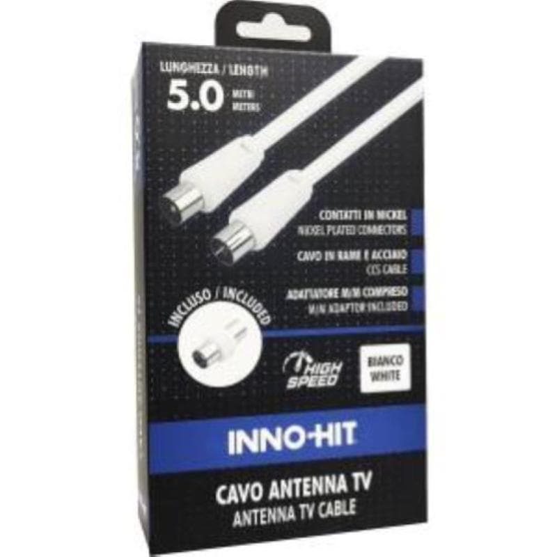 INNOHIT CAVO ANTENNA M/F 5 MT BIANCO