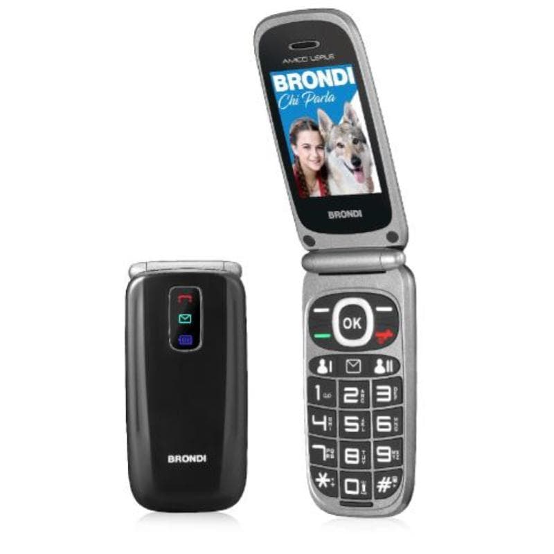 BRONDI CELLULARE AMICO LEALE NERO METAL
