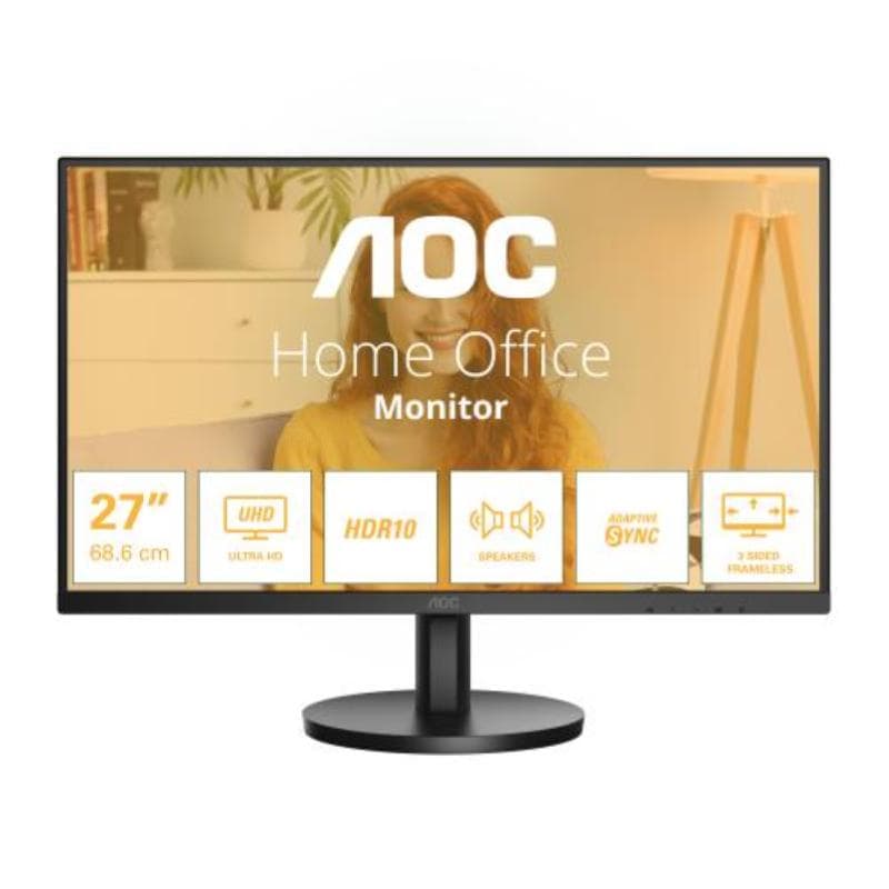AOC MONITOR 27" LED IPS 16:9 4K UHD 4MS 350 CDM, DP/HDMI, MULTIMEDIALE