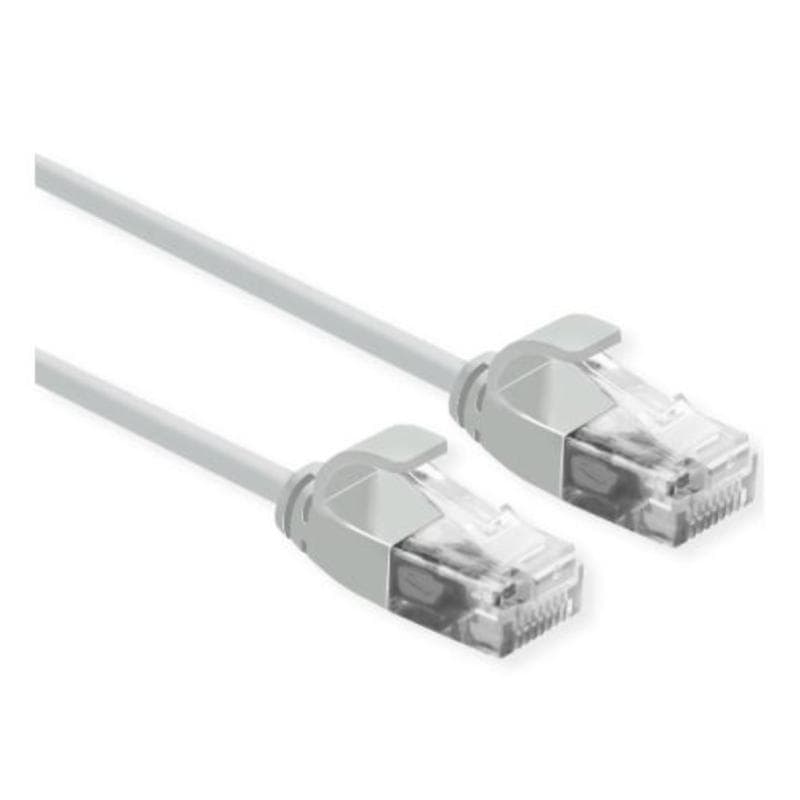 ROLINE UTP DATA CENTER PATCHCORD CAT.6A/CLASS EA, LSOH, SLIM, GREY, 0.5M