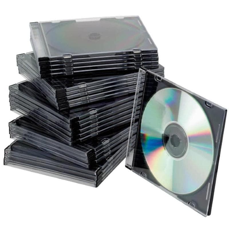 CUSTODIA 5.2mm CD SLIM SINGOLA TRAY NERO Conf.25pz