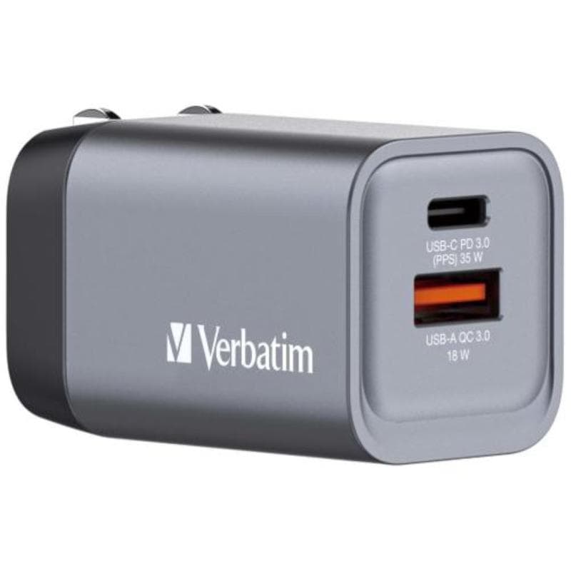 GNC-35 GaN Charger 2 Port 35W USB A/C (EU/UK/US)