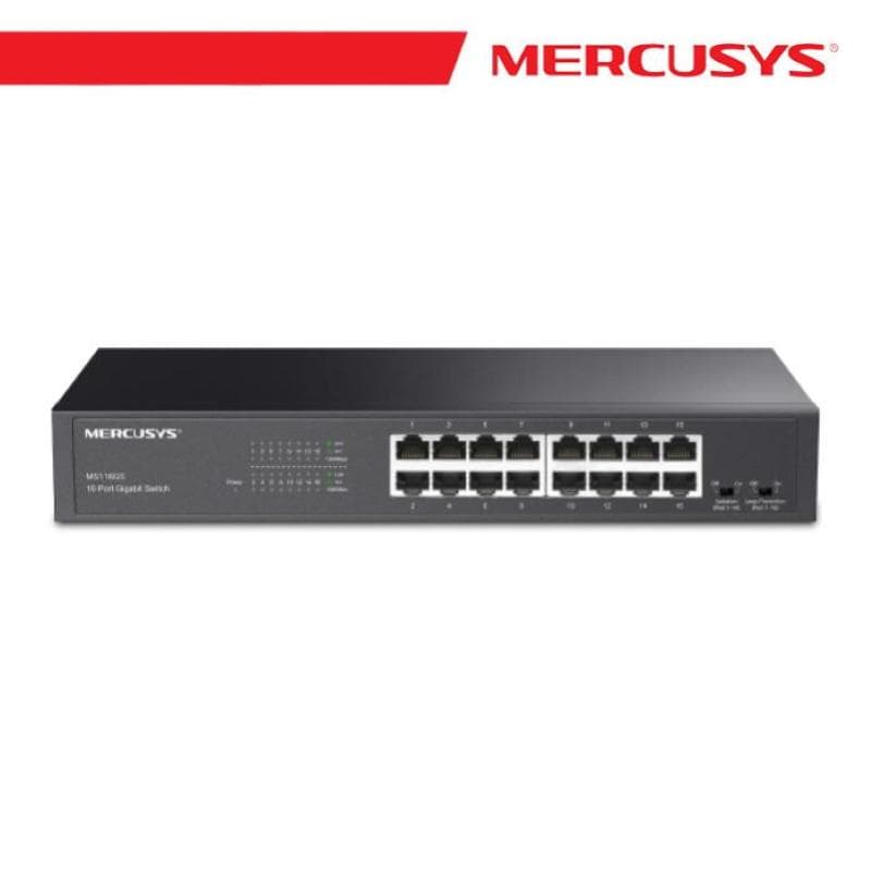 Mercusys 16-Port Gigabit Desktop/Rackmount Switch - MS116GS