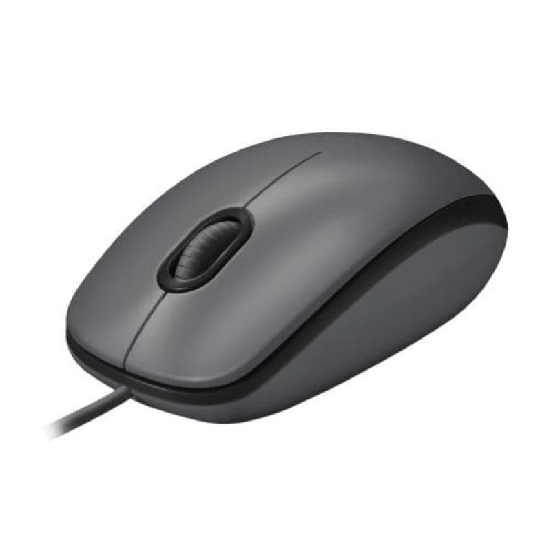 LOGITECH MOUSE M100 WIRED - BLACK - EMEA-808