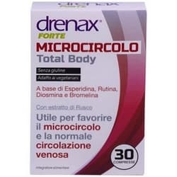 Drenax Forte Microcircolo Total Body Compresse 33g
