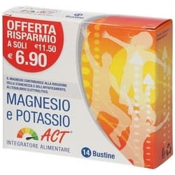 Magnesio e Potassio Act Bustine 70g