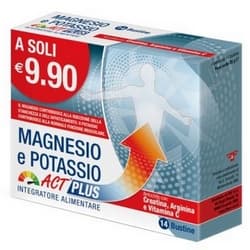 Magnesio e Potassio Act Plus Bustine 70g