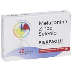Melatonina Zinco Selenio Pierpaoli 30 Compresse 6g
